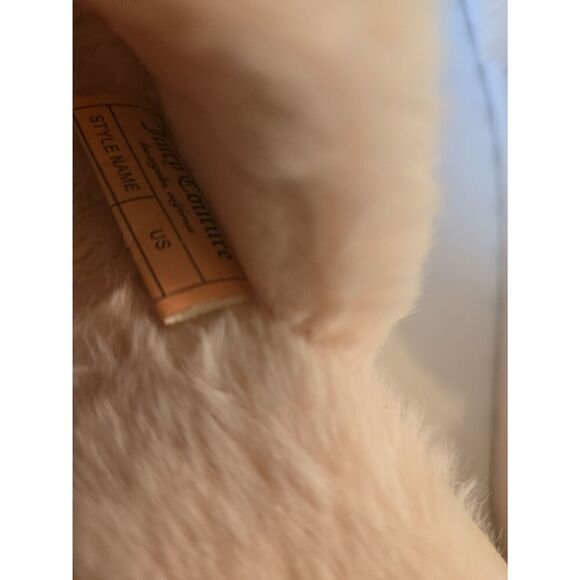 Juicy Couture PINK slippers size small womens - Picture 4 of 5
